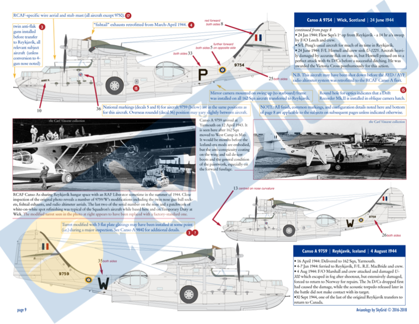PBY-5A RCAF Canso A Sqn – Aviaeology Docs-only sub-killers of 162 BR